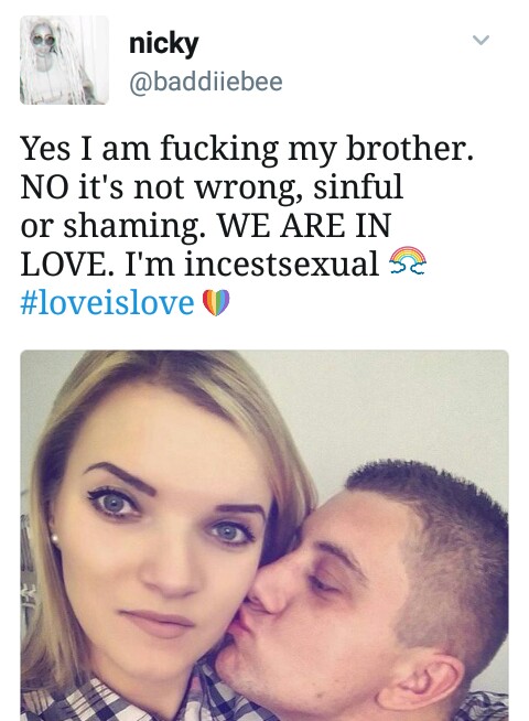 Image result for incest tweet